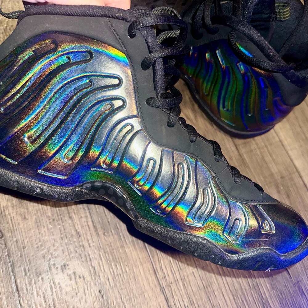 Nike Air Foamposite “Legion Green/ Black” youth 5.5, women’s 7 no box